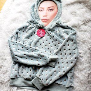 💥NWT Hoodie | Blue Silver Sweatshirt | Knit Works | Youth XXL
